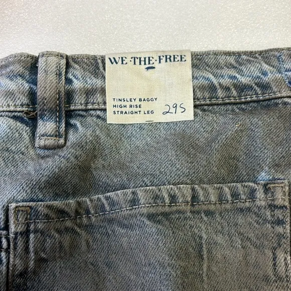 Free People We The Free Tinsley Baggy Denim Jeans in Shadow of Your Love