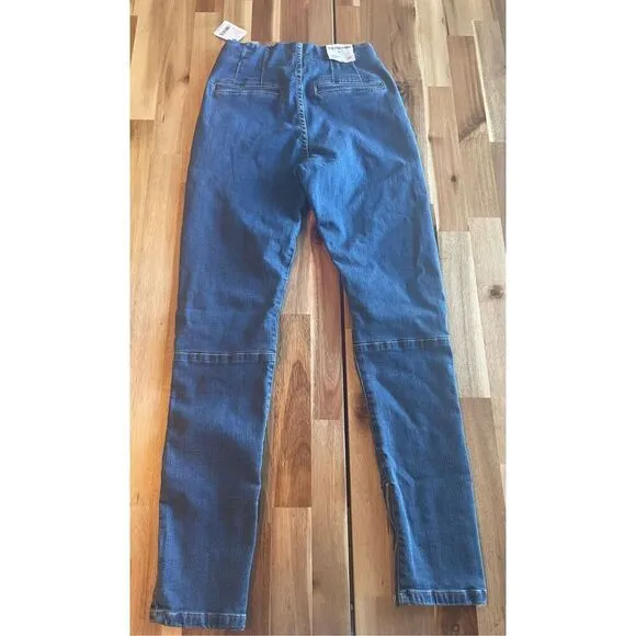 Free People We The Free Bella Moto Mid Rise Skinny Jean