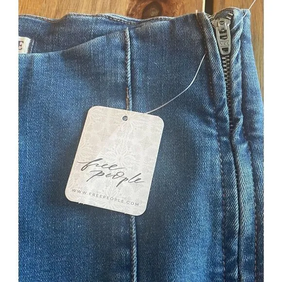 Free People We The Free Bella Moto Mid Rise Skinny Jean
