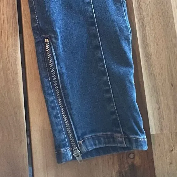 Free People We The Free Bella Moto Mid Rise Skinny Jean