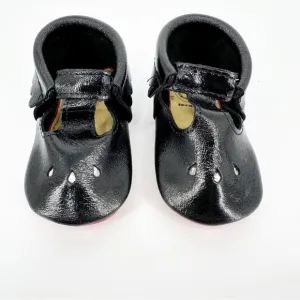 Freshly Picked Mary Jane Shoes Ebony Patent Leather Size 6