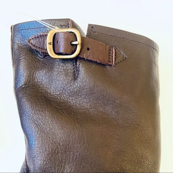 FRYE BOOTS sz 6.5 Brown Leather New