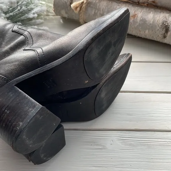 Frye Flynn Ankle Boot Leather Pewter size 6