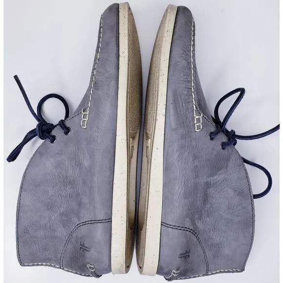 FRYE Mason Gray Nubuck Leather Chukka Ankle Boots Men's Size 10
