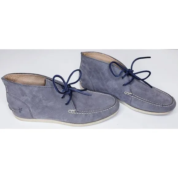 FRYE Mason Gray Nubuck Leather Chukka Ankle Boots Men's Size 10