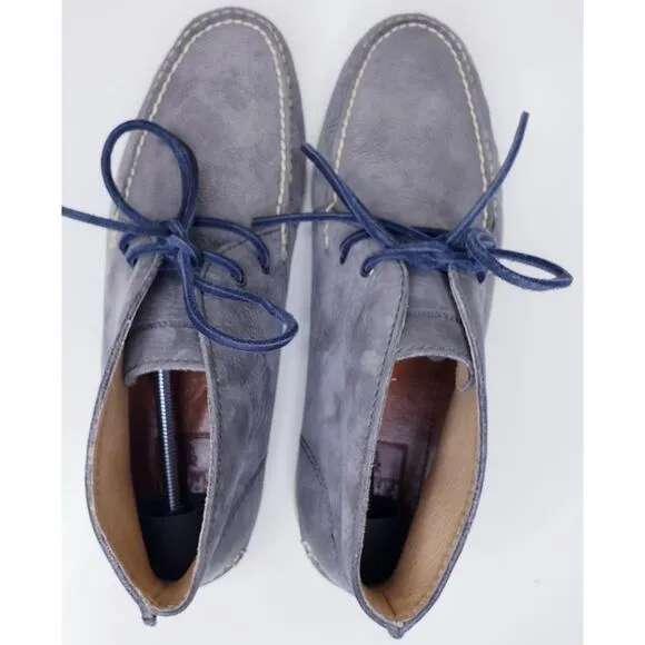 FRYE Mason Gray Nubuck Leather Chukka Ankle Boots Men's Size 10