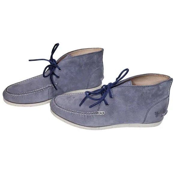 FRYE Mason Gray Nubuck Leather Chukka Ankle Boots Men's Size 10
