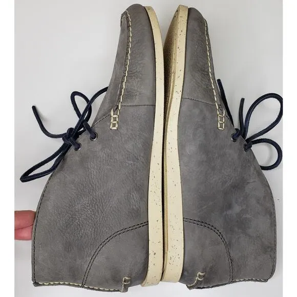 FRYE Mason Gray Nubuck Leather Chukka Ankle Boots Men's Size 10