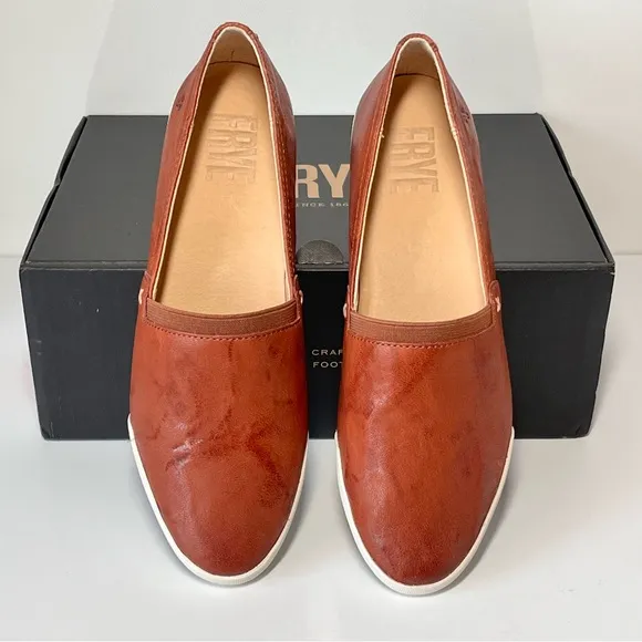 Frye Melanie Leather Slip-on Shoes