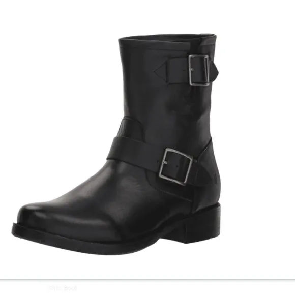 FRYE VICKY ENGINEER LEATHER BOOT