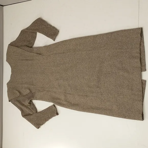 Futuristic Vintage 80's Dress Wide Shoulders Natural Weave Designer Look Mod MCM