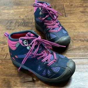 G-Merrell, 3, Capra Purple and Pink Mid waterproof boots, size 12.5