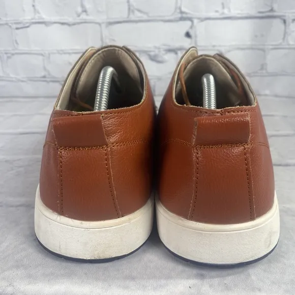 Gatsby Respirer Orthopedic Leather Shoes Brown Size 13.5 Casual Comfort