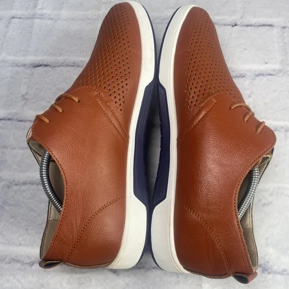 Gatsby Respirer Orthopedic Leather Shoes Brown Size 13.5 Casual Comfort