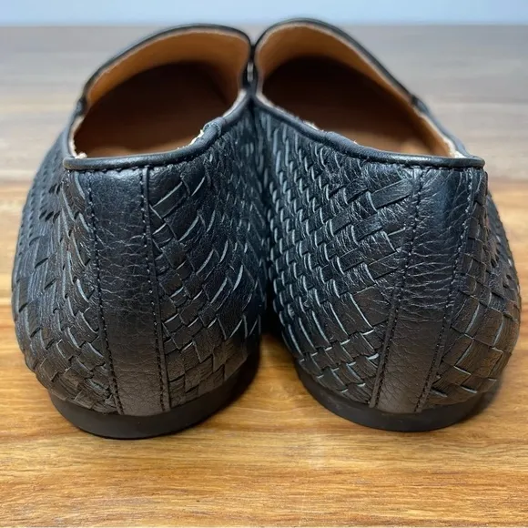 Gentle Souls by Kenneth Cole Women’s Eugene Woven Black Smoking Slipper sz 10