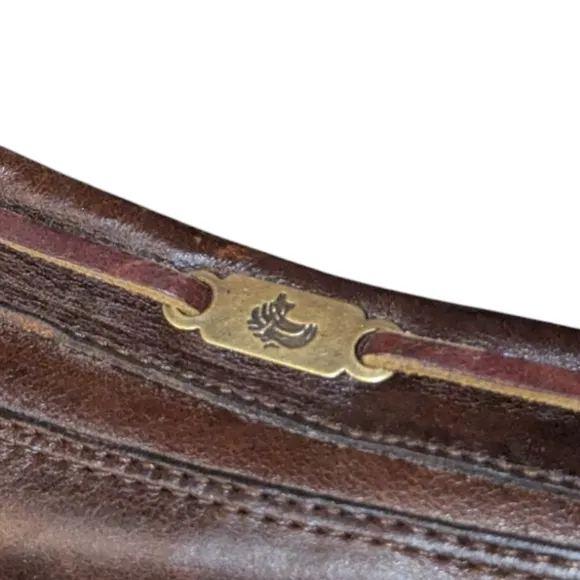 G.H. BASS Round Toe Leather Loafers 7.5 Brown Slip Resistant Old Money Nautical