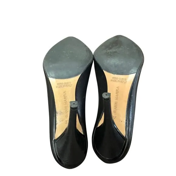 Gianni Marra Leather heels EU 37 US6.5