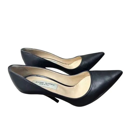 Gianni Marra Leather heels EU 37 US6.5