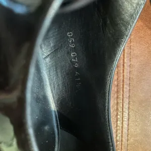 Giorgio Armani patent leather derby shoes size 41 1/2.
