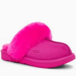Girls Cozy II Ugg Slippers Pink Sz 3