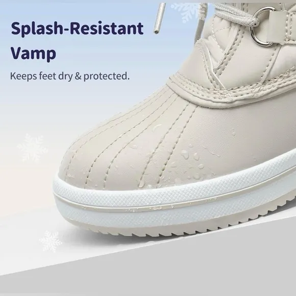 Girls Mid-Calf Winter Snow Boots