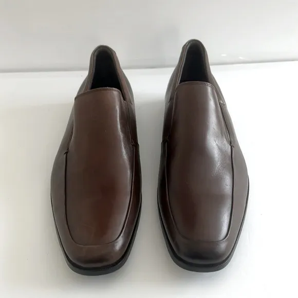 Gordon Rush $245 Men’s Elliot Brown Leather Slip On Dress Shoes Size 13 New