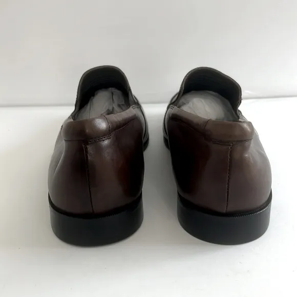 Gordon Rush $245 Men’s Elliot Brown Leather Slip On Dress Shoes Size 13 New