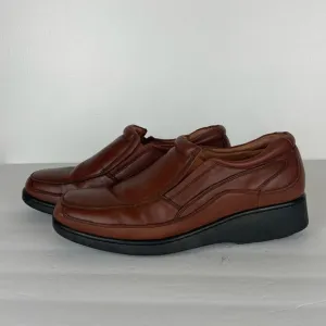 Gravity Defyer By Alexander Aiw Men's Slip On Shoes Size 10 Brown Leather
