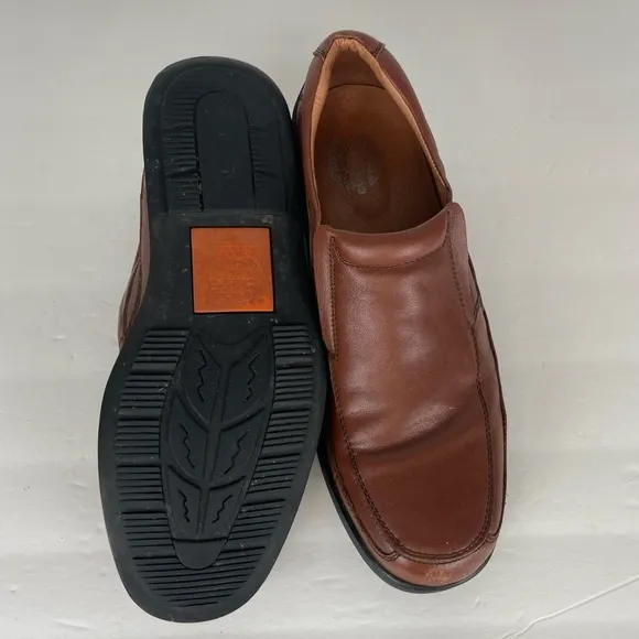 Gravity Defyer By Alexander Aiw Men's Slip On Shoes Size 10 Brown Leather