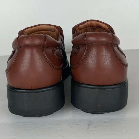 Gravity Defyer By Alexander Aiw Men's Slip On Shoes Size 10 Brown Leather