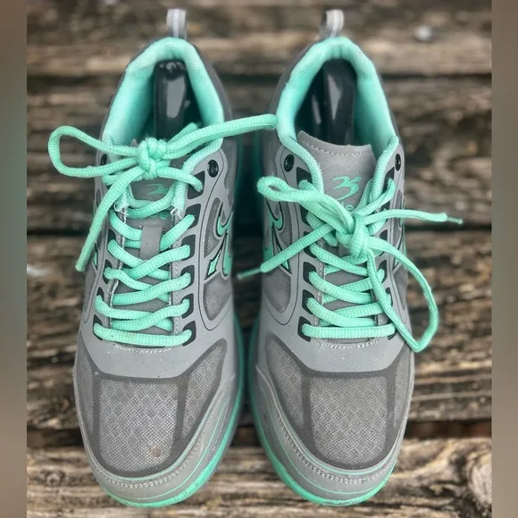 Gravity Defyer Ion Women's Orthopedic GDefy Walking Athletic Shoes 8.5 Gray Teal