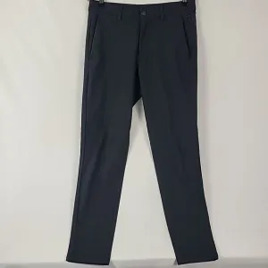 Gray Dress Pants with Slim Fit and Full Length