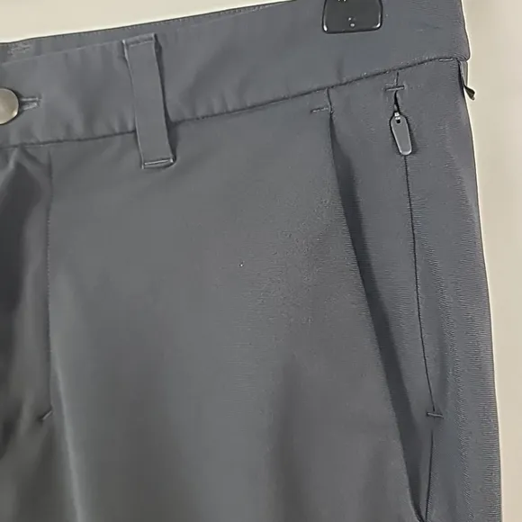 Gray Dress Pants with Slim Fit and Full Length