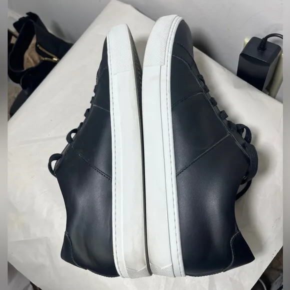 Greats Brooklyn Royale Men's Size US 12 Black Leather Casual Shoes Made in Italy