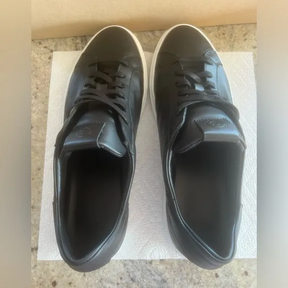 GREATS Classic Men’s Nero Black And White ‘Reign’ Sneakers Sz 10! Made In Italy