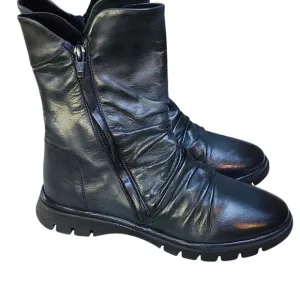 Green Blue Miz Mooz Leather Women's Boots New Size 6