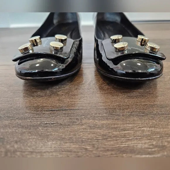Gucci Black Patent Leather Women's Shoes