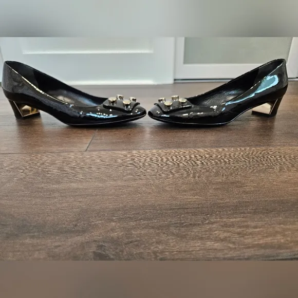 Gucci Black Patent Leather Women's Shoes