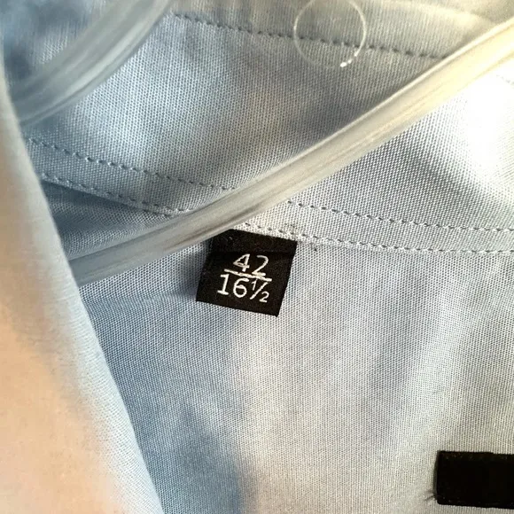 Gucci Blue Cotton Vintage Logo Web Stripe Brodered Collar Slim Fit Dress Shirt
