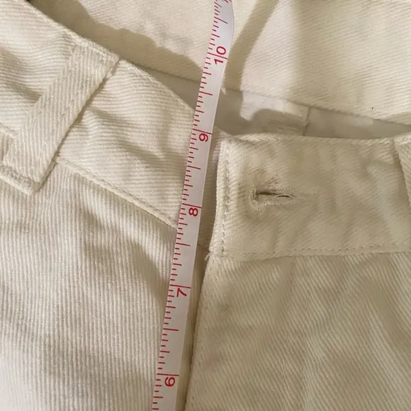 Gucci Cream Flare Wide Leg Denim