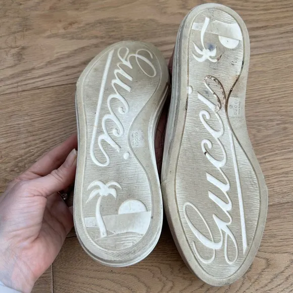 Gucci Women's Pink Slip-On Shoes