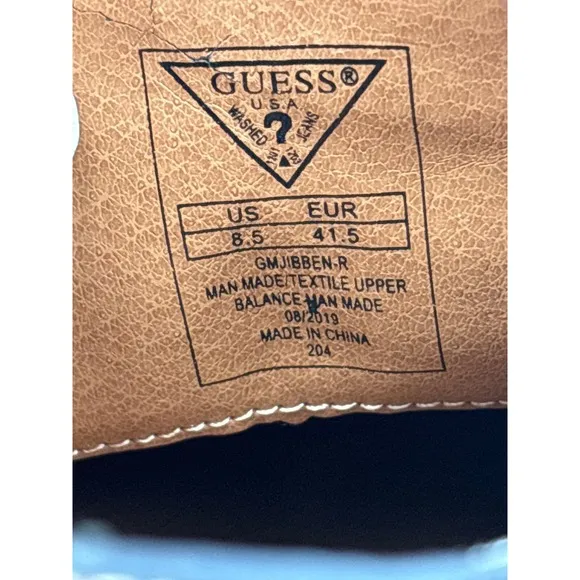 Guess Men's Size 8.5 Brown Jibben Oxford Shoes