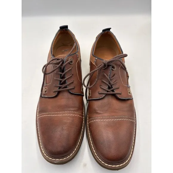 Guess Men's Size 8.5 Brown Jibben Oxford Shoes