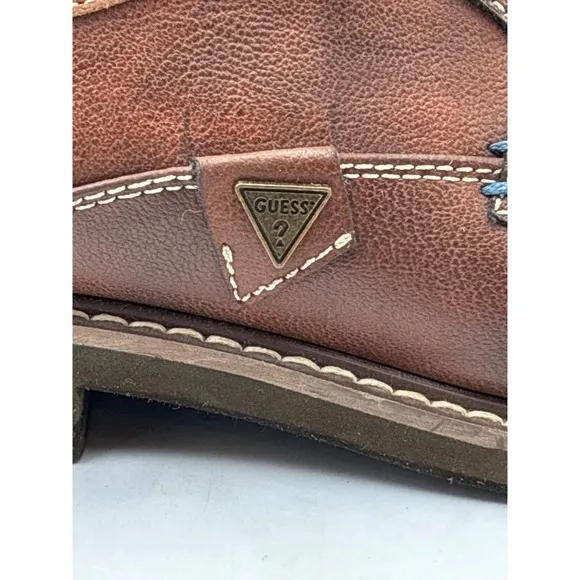 Guess Men's Size 8.5 Brown Jibben Oxford Shoes