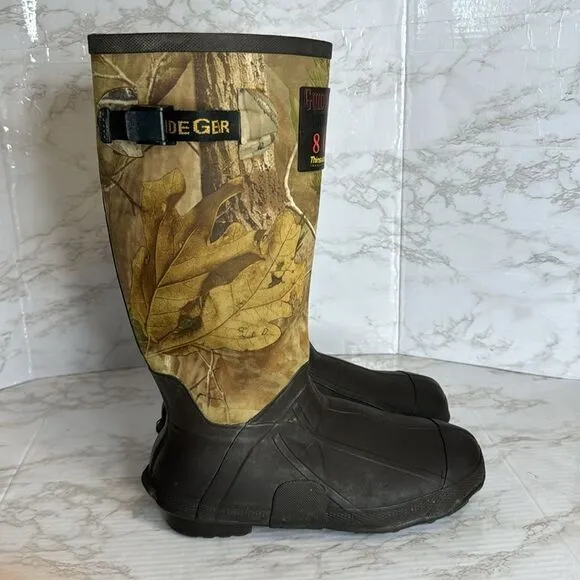 Guide gear 800Gr rubber boot scent free 800 thinsulate ultra size 9