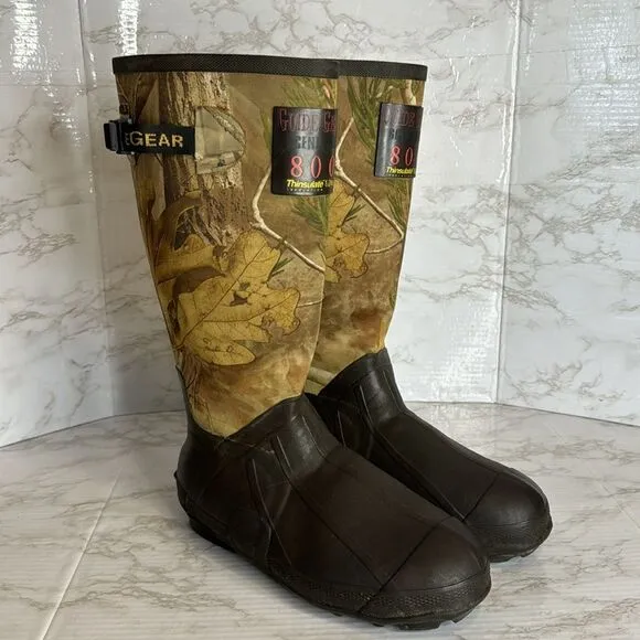 Guide gear 800Gr rubber boot scent free 800 thinsulate ultra size 9