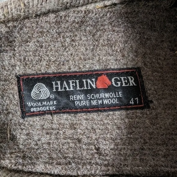 HAFLINGER Doggy Earth Slippers Size 41 Womens Pure Wool slippers