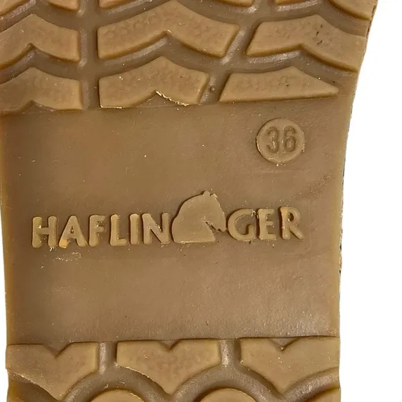 Haflinger GZ Spirit Wool Clogs Swirl Pattern Size 36