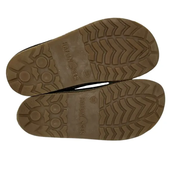 Haflinger GZ Spirit Wool Clogs Swirl Pattern Size 36