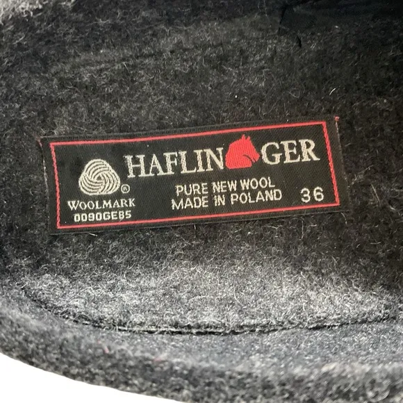 Haflinger GZ Spirit Wool Clogs Swirl Pattern Size 36